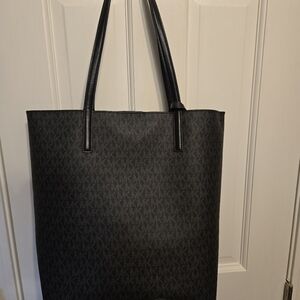 Black Michael Kors Monogram Tote